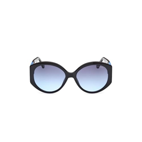 Guess 100% UV protecetd | Gradient | Large | Full Rim | Oval | Frame: Black | Lens: Blue