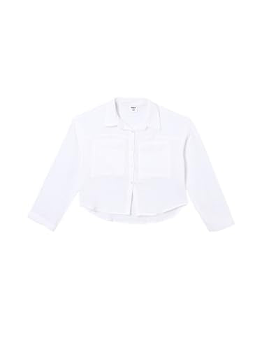 Max Girls Solid Top (White_8-9 Y)