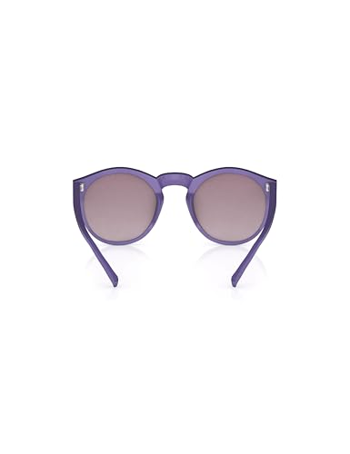 Fastrack Purple Round *380 -390 UV protected Sunglasses for Unisex