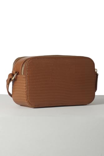 Women Brown Print Casual Sling Bag