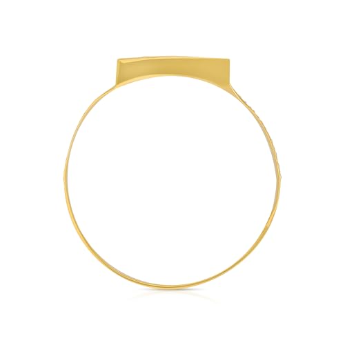 Malabar Gold and Diamonds Gold Ring for Men|Ring for Birthday, Wedding, Anniversary & Valentine's Day Gift