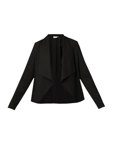 ONLY Women Solid Tailored Fit Casual Black Blazer