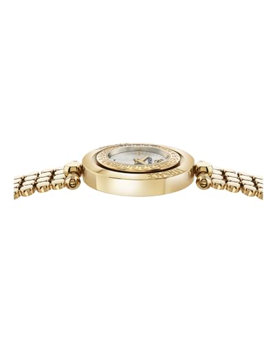 Versace Eon Restyling 33.6 mm Silver Dial Women Analog Watch- VEHFA0625