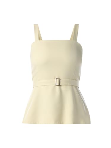 ONLY Women's Polyester Blend A-Line Midi Dress (9021169-Lemon Lemon Meringue