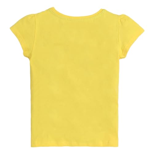 Hopscotch Girls All-Over Print T-Shirts - Pack of 5 In Multi Color for Ages 3-4 Years