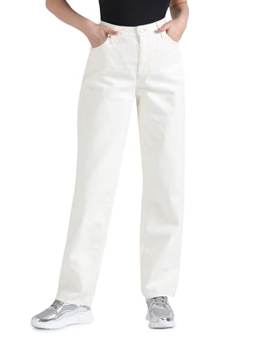 Calvin Klein Womens White Jeans (32)