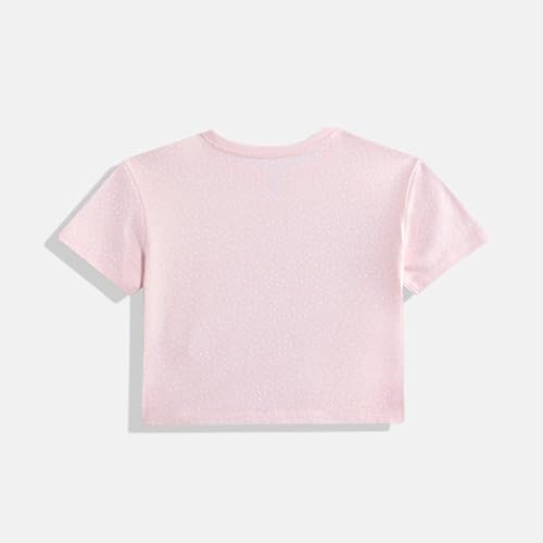 Mothercare Girls Printed Short Sleeves T-Shirt - Pink
