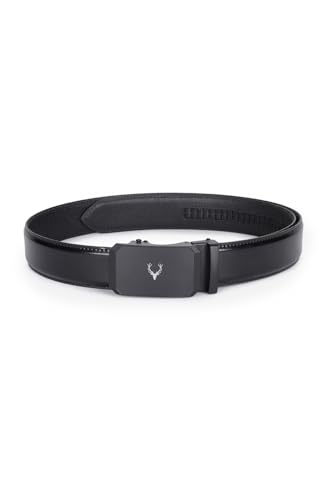 Men Black Solid Formal Belt