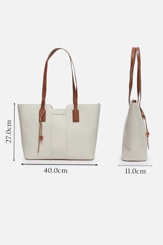 Allen Solly Womens textured white HANDBAG