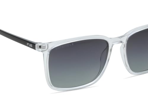IRUS Men Rectangular sunglasses | 100% UV protection and polarized | Small Size | Green Polarized Tri Acetate Cellulose lens