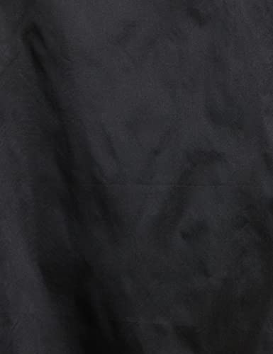 RIVER Women's 100% Nylon Saree with Blouse Piece (RS2SVSR238A_Black)