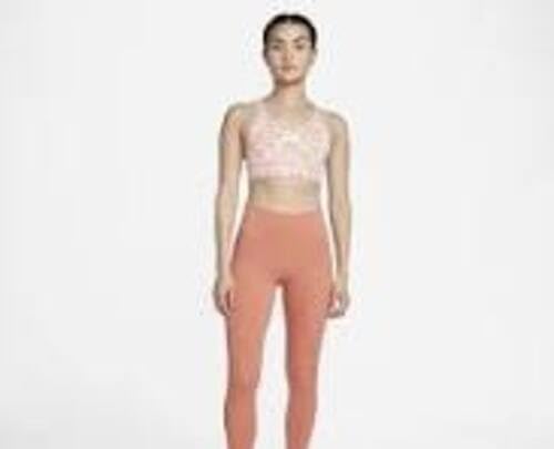 Nike Women's Polyester Wire Free Modern Push-Up Sports Bra (DM0666-610_Atmosphere/White_XS)