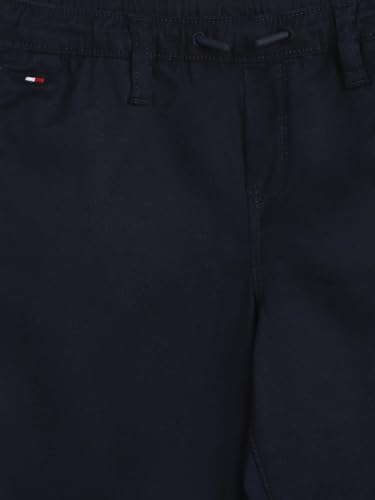 Girls Solid Straight Fit Cotton Trouser Blue