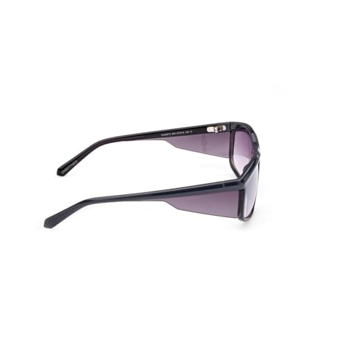 Guess 100% UV protecetd | Gradient | Large | Full Rim | Rectangular | Frame: Grey | Lens: Blue