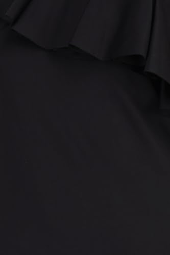 Allen Solly Girl's Cotton Modern Knee-Length Dress (AGDRORGFS78087_Black