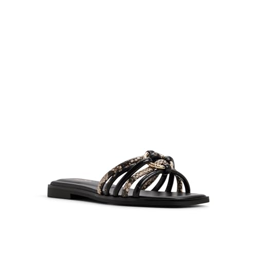 Aldo EBANDERIELA Black Ladies Flat Sandals