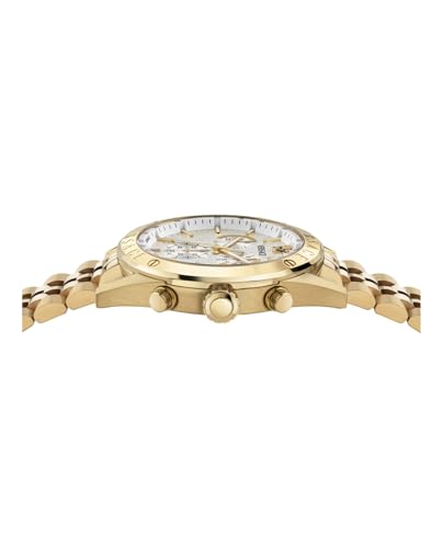 Versace Athletics Chrono Vekja 44 mm White Dial Men Chrono Watch- VEKJA0725