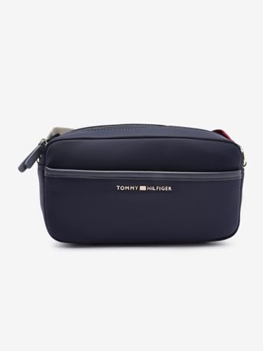 Solid Blue Polyamide Sling Bag