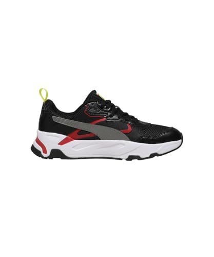 Puma | Scuderia Ferrari Trinity Men's Sneakers | Black-Aged Silver-Rosso Corsa | 8UK