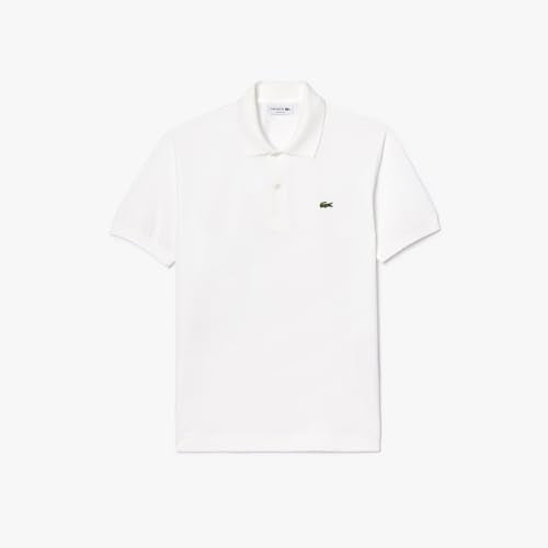 Lacoste Men's Solid Classic Fit Polos (PH9851001_White