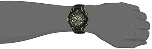 SF Analog-Digital Gold Round Dial Men's Casual Watch-77070PP08