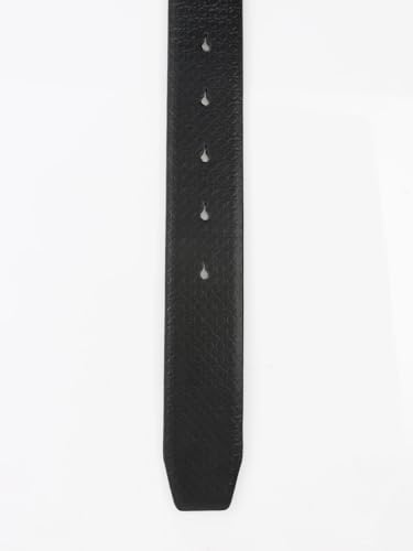 Calvin Klein Textured Black Leather Classic Belt