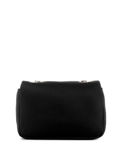 Guess Women Black Solid Prue Mini Convertible Flap Crossbody Bag