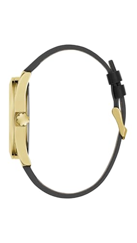 GUESS Leather Analog Black Dial Men's Watch-Gw0793G2