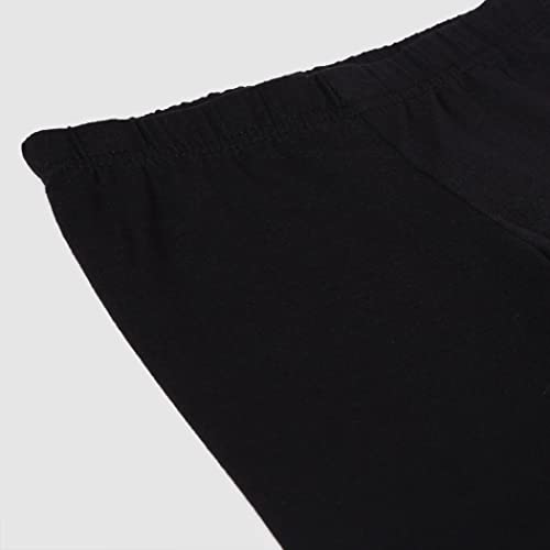 Max Girl's Regular Fit Mid Rise Capris (M22CLG21_Black_7-8Y)