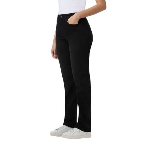 Pepe Jeans Women's Straight Jeans (PL2051000Q010_Black Used