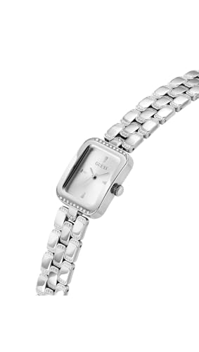 Guess Isla Rectangle 22mm Silver Dial Analog Women Watch - GW0865L1