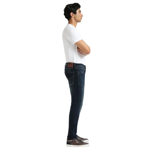 Pepe Jeans Men's Straight Jeans (PM208099Q031_Dark Indigo