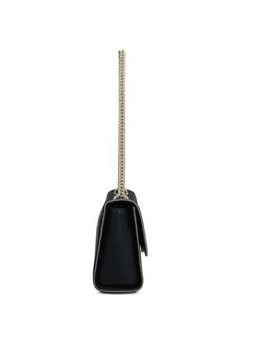 Da Milano Genuine Leather Black Shoulder Bag (Small) (01540OL)
