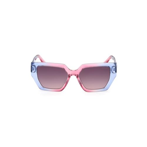 Guess 100% UV protecetd | Gradient | Medium | Full Rim | Hexagonal | Frame: Blue | Lens: Grey