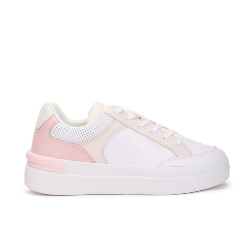 Women Embossed Court Sneakers