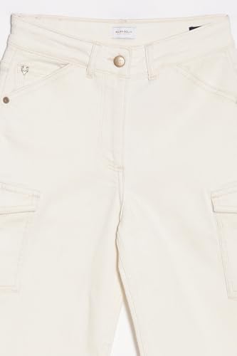 Allen Solly Girls Beige Regular Fit Jeans