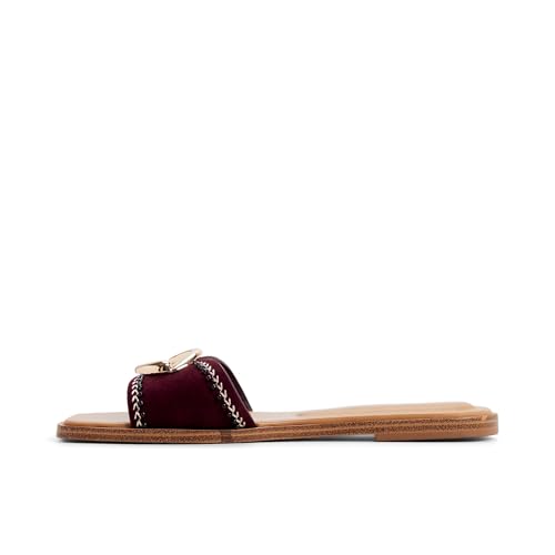 Aldo BIGGINA Maroon Ladies Flat Sandals