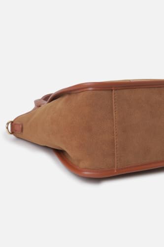 Women Brown Solid Casual Sling Bag