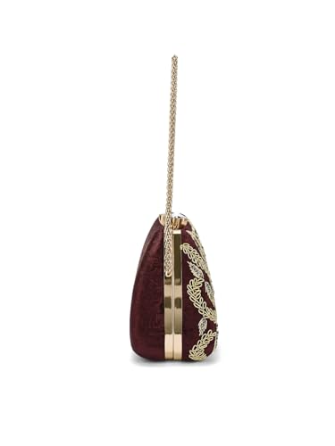 Lavie Signature Women's Trenton Handle Framed Clutch | Ladies Purse | Gift For Women