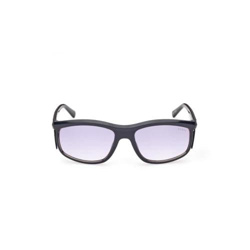 Guess 100% UV protecetd | Gradient | Large | Full Rim | Rectangular | Frame: Grey | Lens: Blue