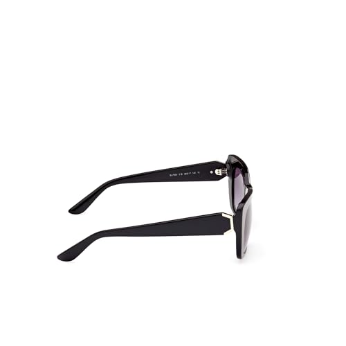 GUESS Womens Guess Sunglass Sunglasses, Black, 55