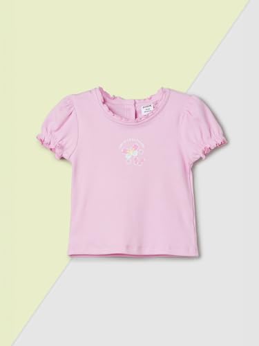 Max Girls Assorted Tops- Pack of 2 (Pink_18-24 M)