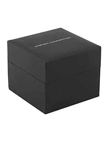 French Connection Jazz Black Round Analog Watch for Men - FCN00047G