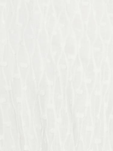 Max Women's Polyester A-Line Below The Knee Dress (DTI3809_Ivory