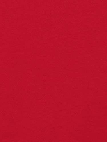 Max Girls Cotton Typographic Print Round Neck Regular Fit T-Shirt (P22Cbt18Bred_7-8Y) Red