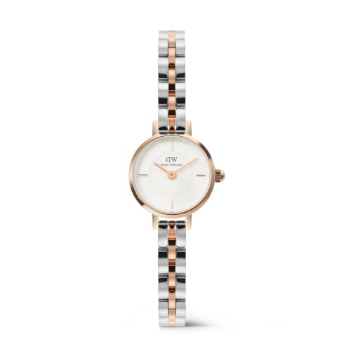 Daniel Wellington Petite Round 19mm White Dial Analog Women Watch - DW00100924K