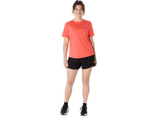 ASICS Womens Coral Reef Silver SS TOP - M (2012D144.700)