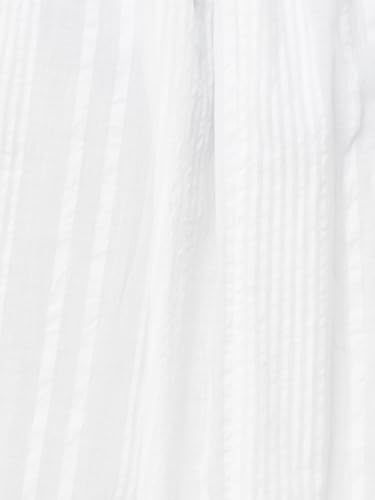 Max Women's Pure Cotton Classic Midi Casual Dress (MDDRS52005B_Off White