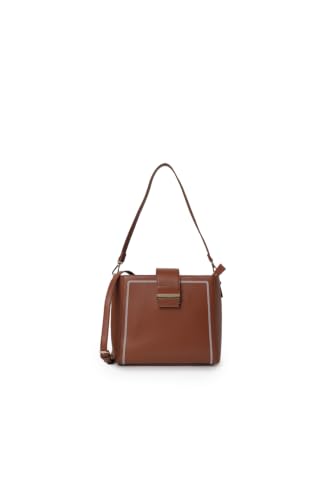 Women Brown Solid Casual Sling Bag