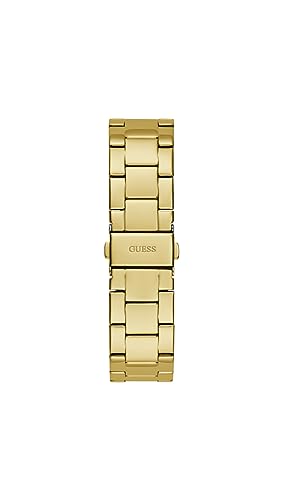 GUESS Stainless Steel Analog Champagne Dial Women's Watch-Gw0606L2, Band Color-Gold